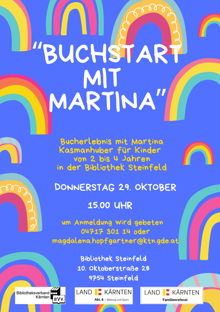 Buchstart mit Martina 29.10.2026